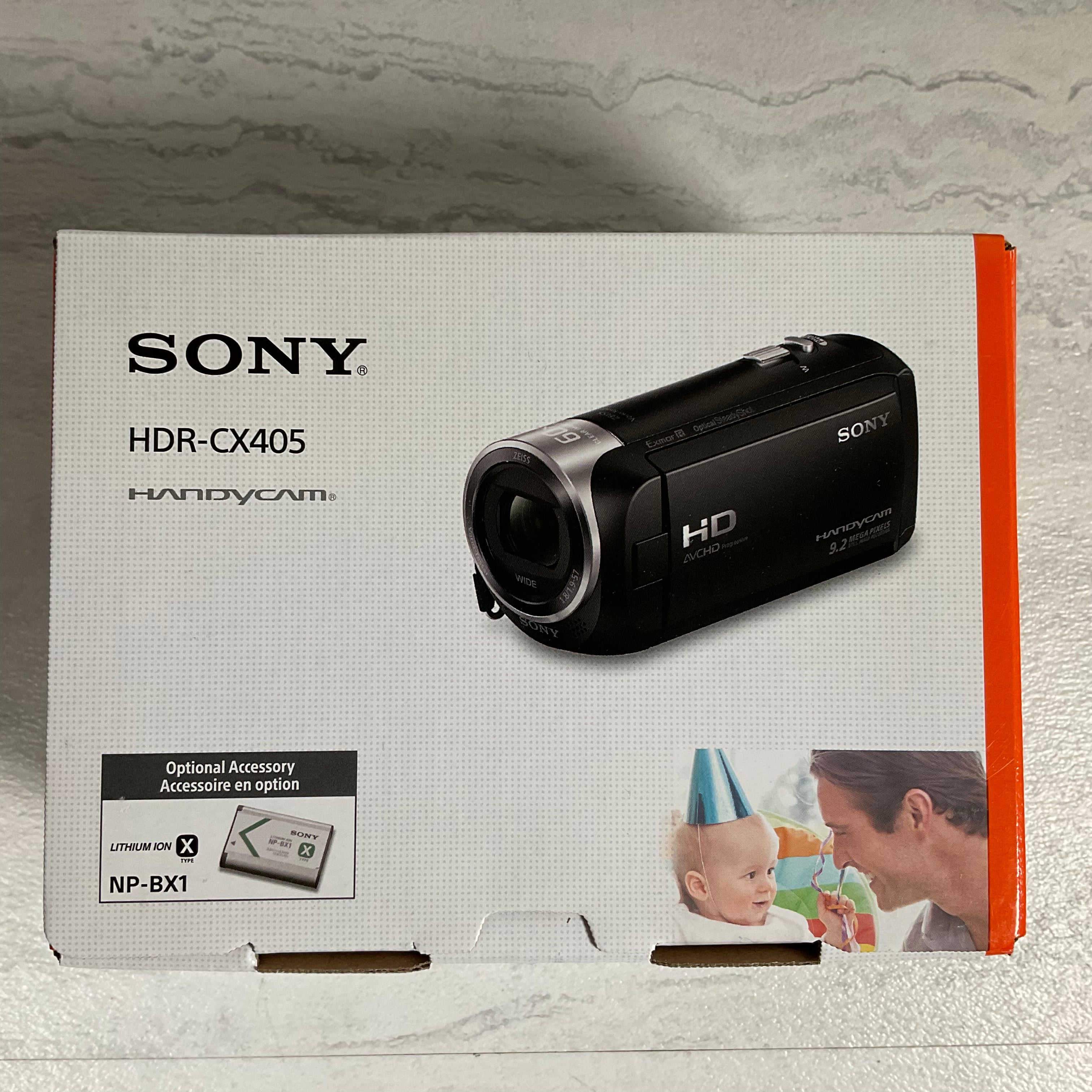 Sony HDR-CX405/B Full HD 60p Camcorder & 64GB MicroSD Accessory Bundle (7198691590382)
